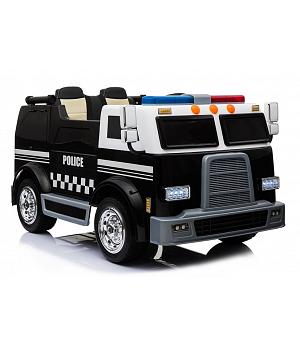 VENTA Camión de policía eléctrico infantil 12v color negro - LE3924